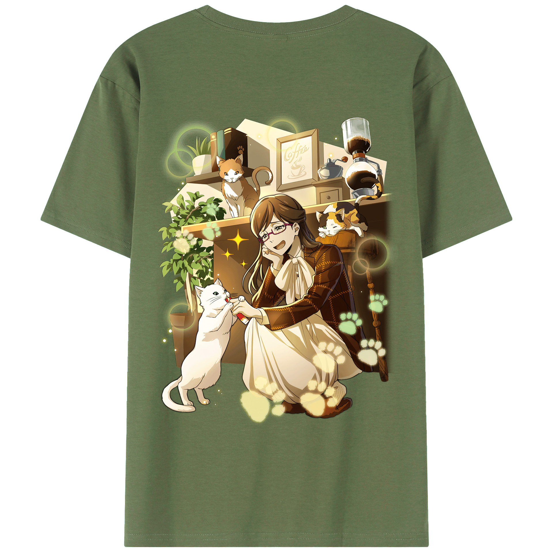文豪ストレイドッグス Bungo Stray Dogs 綿100％ メンズ半袖Tシャツ（バックプリント） 通気性